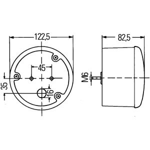 Indicatore di direzione HELLA 2BA 344 169-027