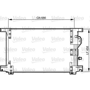 Condensador, sistema de aire acondicionado NUEVO VALEO 818034