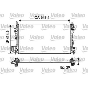 Kühler, Motorkühlung VALEO 734302