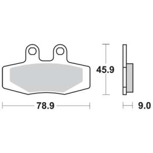 Bremsbelagsatz TRW MCB592