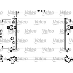 Raffreddatore motore VALEO 732549