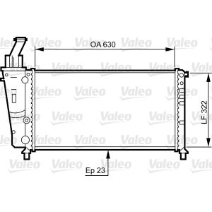 Radiateur moteur VALEO 734221