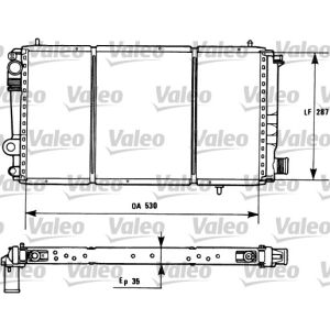Motorkühler VALEO 731173