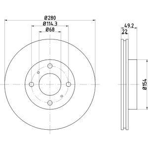 Disque de frein TEXTAR 92094900 avant, ventilé, 1 pièce