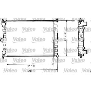 Radiateur moteur VALEO 816703