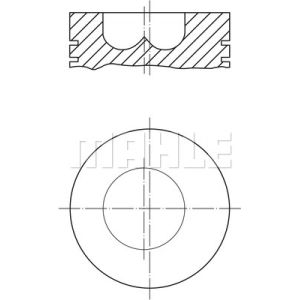 Kolben MAHLE 439 14 00