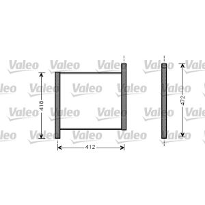 Motorkühler VALEO 734848