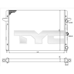 Arrefecedor do motor TYC 737-0005