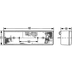 Takavalo HELLA 2SK 005 883-011 Vasen