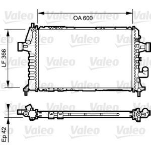 Arrefecedor do motor VALEO 734322