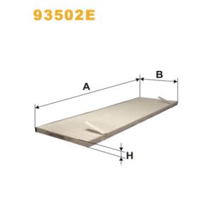 Innenraumfilter WIX FILTERS 93502E