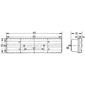 Achterlicht HELLA 2VP 004 887-021