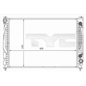Raffreddatore motore TYC 702-0001