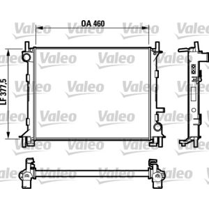 Raffreddatore motore VALEO 732731