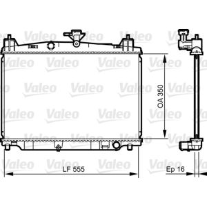 Kühler, Motorkühlung VALEO 735416