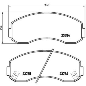 Bremsbelagsatz BREMBO P 99 003