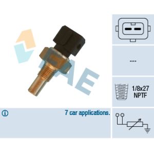 Sensore, temperatura del liquido di raffreddamento FAE 32570