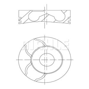 Piston MAHLE 038 37 00