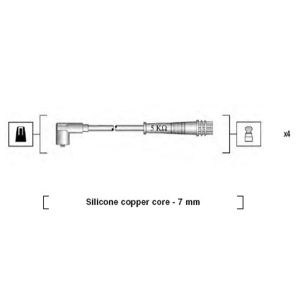 Jeu de câbles d'allumage MAGNETI MARELLI 941095790617