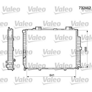 Arrefecedor do motor VALEO 732462