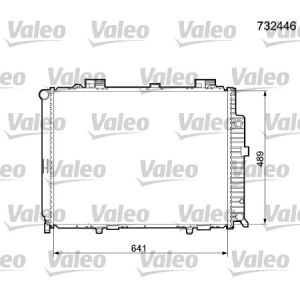 Raffreddatore motore VALEO 732446