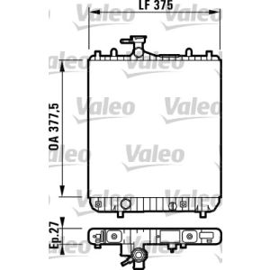 Arrefecedor do motor VALEO 732694
