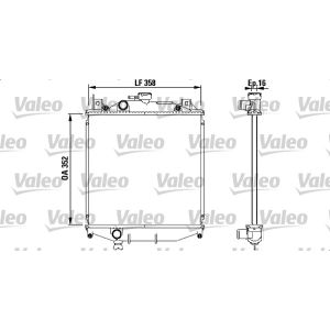 Motorkühler VALEO 731828