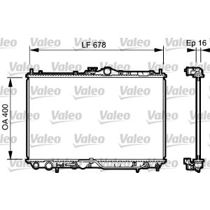 Arrefecedor do motor VALEO 734480