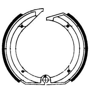 Jeu de mâchoires de frein FERODO FSB805