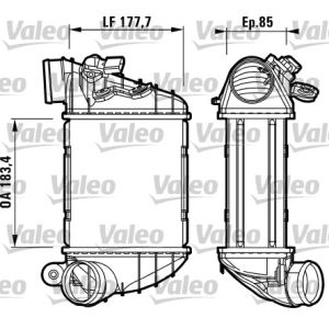 Ladeluftkühler VALEO 817438