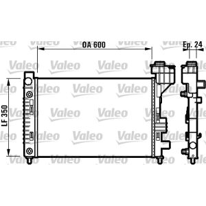 Raffreddatore motore VALEO 732587