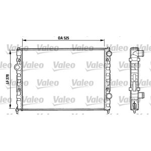 Arrefecedor do motor VALEO 731005