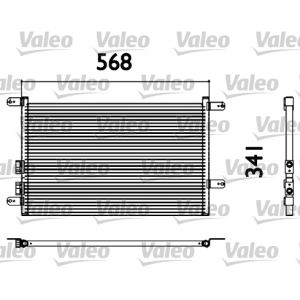 A/C-kondensor VALEO 817527