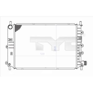 Raffreddatore motore TYC 710-0034