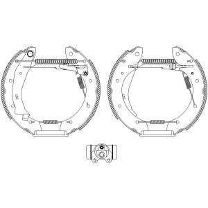 Jeu de mâchoires de frein Shoe Kit Pro TEXTAR 84053900