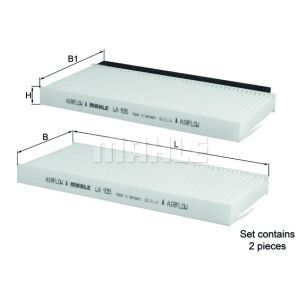 Filtre d'habitacle (filtre à pollen) KNECHT LA 935/S