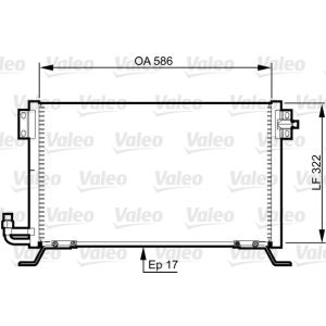 A/C-kondensor VALEO 818989