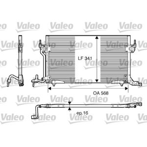 Condensador, aire acondicionado VALEO 817230