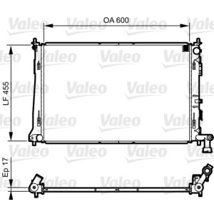 Motorkühler VALEO 735564