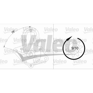 Motor de arranque VALEO 458188