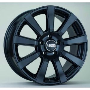 Aluminium velg 16 inch MAGMA Interio 5x114,3 7J ET45, Kleur Zwart Matt