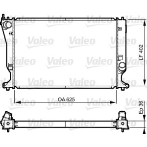 Radiateur moteur VALEO 735573