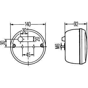 Rückfahrleuchte HELLA 2ZR 001 423-001