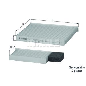 Innenraumfilter KNECHT LA 570/S