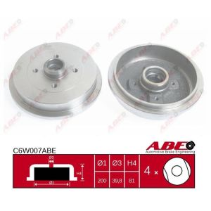 Remtrommel, 1 stuk ABE C6W007