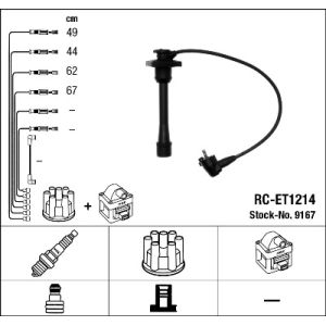 Zündleitungssatz NGK 9167