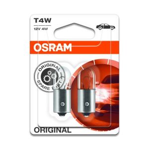 Ampoule secondaire OSRAM T4W 12V/4W, 2 pièce