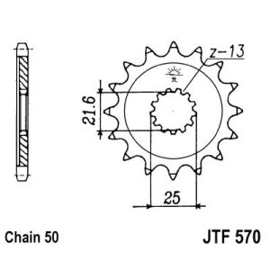 [Zahnstange JT JTF570,16]