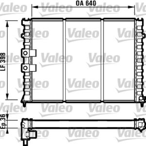 Motorkühler VALEO 731586