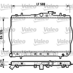 Arrefecedor do motor VALEO 732488
